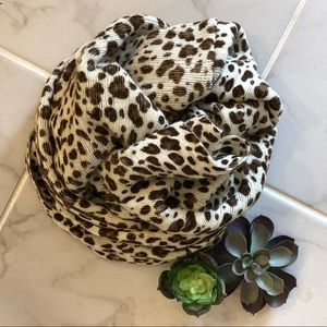 Cheetah Print Infinity Scarf